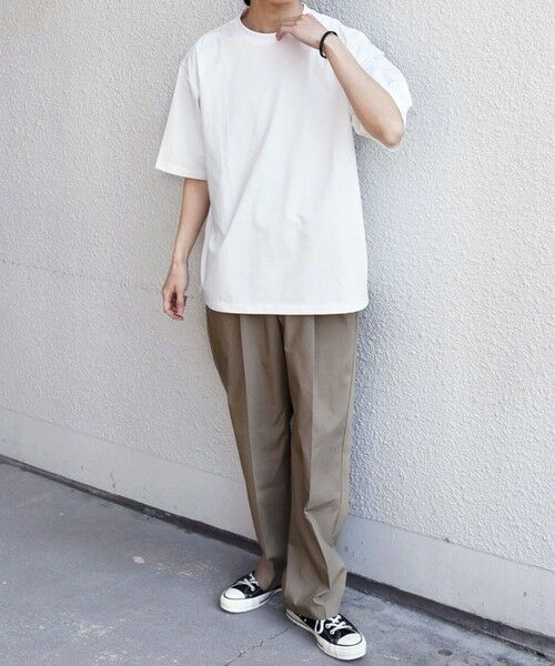 SHIPS / シップス Tシャツ | SHIPS any:〈遮熱〉SOLAMENT(R) セミ モックネック リラックス Tシャツ◆ | 詳細1