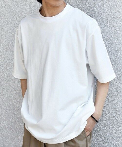 SHIPS / シップス Tシャツ | SHIPS any:〈遮熱〉SOLAMENT(R) セミ モックネック リラックス Tシャツ◆ | 詳細3