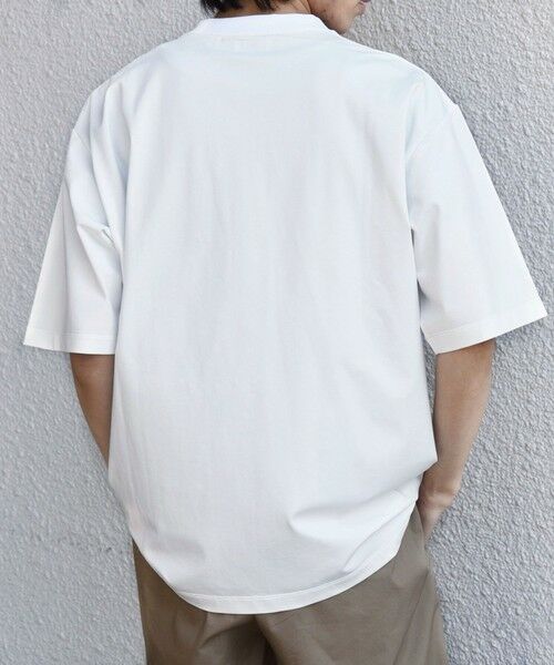 SHIPS / シップス Tシャツ | SHIPS any:〈遮熱〉SOLAMENT(R) セミ モックネック リラックス Tシャツ◆ | 詳細5