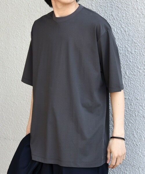 SHIPS / シップス Tシャツ | SHIPS any:〈遮熱〉SOLAMENT(R) セミ モックネック リラックス Tシャツ◆ | 詳細9