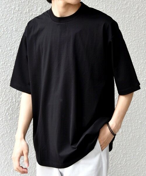 SHIPS / シップス Tシャツ | SHIPS any:〈遮熱〉SOLAMENT(R) セミ モックネック リラックス Tシャツ◆ | 詳細15