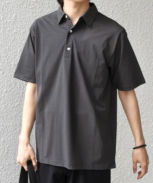 SHIPS / シップス ポロシャツ | SHIPS any:〈遮熱〉SOLAMENT(R) リラックス ポロシャツ◆（チャコールグレー）