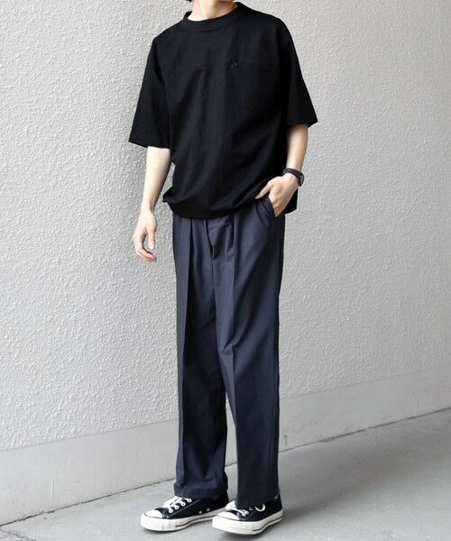 SHIPS / シップス Tシャツ | SHIPS any:〈接触冷感/ストレッチ〉360° THE CIRCLE STRETCH リネン ミックス スピンドル Tシャツ(セットアップ対応)◆ | 詳細1