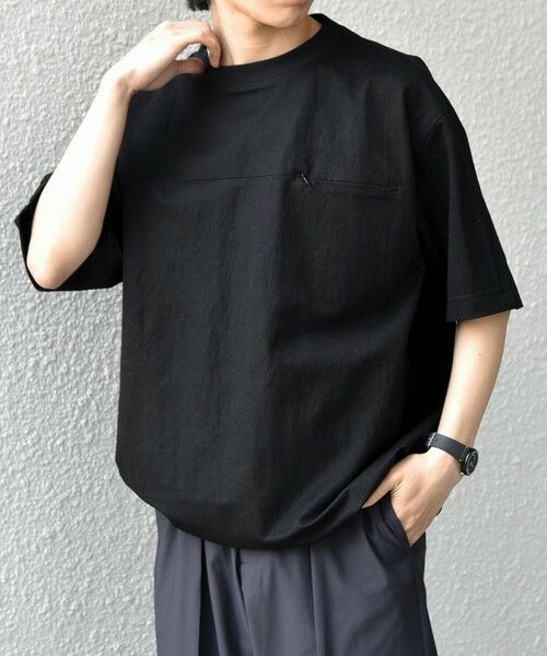 SHIPS / シップス Tシャツ | SHIPS any:〈接触冷感/ストレッチ〉360° THE CIRCLE STRETCH リネン ミックス スピンドル Tシャツ(セットアップ対応)◆ | 詳細4