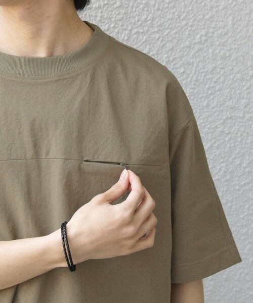 SHIPS / シップス Tシャツ | SHIPS any:〈接触冷感/ストレッチ〉360° THE CIRCLE STRETCH リネン ミックス スピンドル Tシャツ(セットアップ対応)◆ | 詳細13