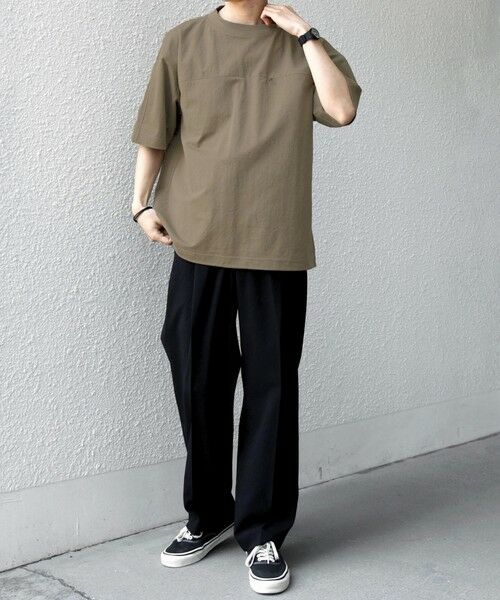 SHIPS / シップス Tシャツ | SHIPS any:〈接触冷感/ストレッチ〉360° THE CIRCLE STRETCH リネン ミックス スピンドル Tシャツ(セットアップ対応)◆ | 詳細9