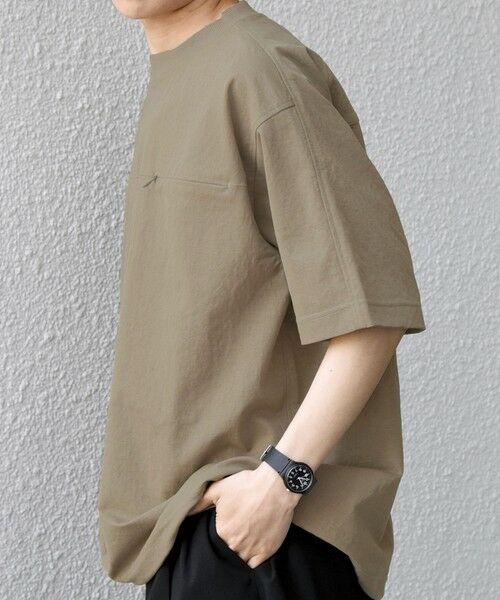 SHIPS / シップス Tシャツ | SHIPS any:〈接触冷感/ストレッチ〉360° THE CIRCLE STRETCH リネン ミックス スピンドル Tシャツ(セットアップ対応)◆ | 詳細12