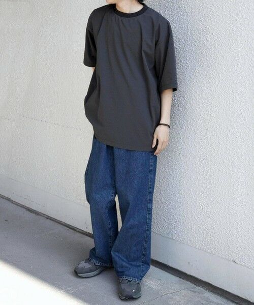 SHIPS / シップス Tシャツ | SHIPS any:〈撥水/軽量/ストレッチ〉SOLOTEX(R) シアサッカー スピンドル Tシャツ 26SS◆ | 詳細1