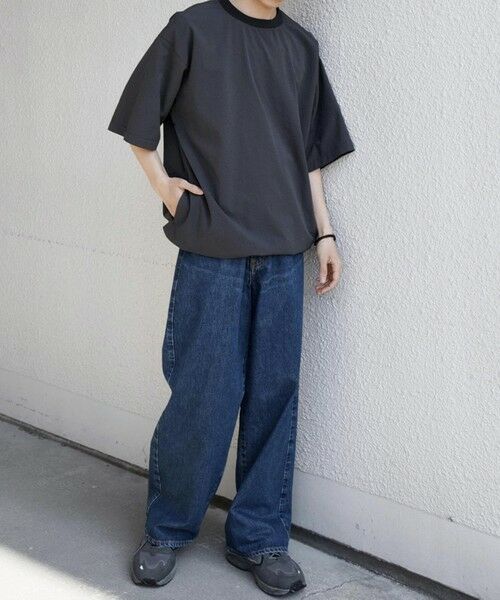 SHIPS / シップス Tシャツ | SHIPS any:〈撥水/軽量/ストレッチ〉SOLOTEX(R) シアサッカー スピンドル Tシャツ 26SS◆ | 詳細2