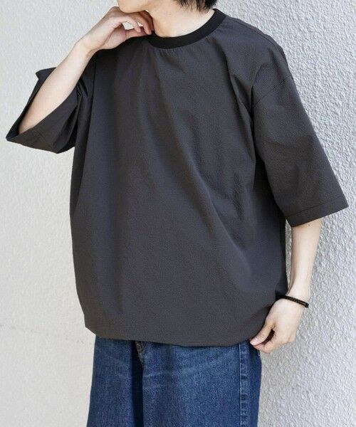 SHIPS / シップス Tシャツ | SHIPS any:〈撥水/軽量/ストレッチ〉SOLOTEX(R) シアサッカー スピンドル Tシャツ 26SS◆ | 詳細4