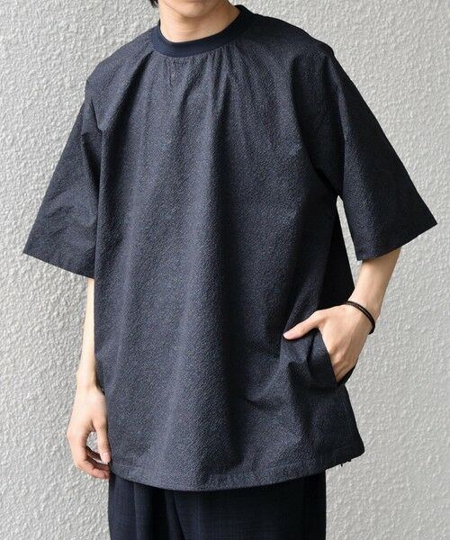 SHIPS / シップス Tシャツ | SHIPS any:〈撥水/軽量/ストレッチ〉SOLOTEX(R) シアサッカー スピンドル Tシャツ 26SS◆ | 詳細23