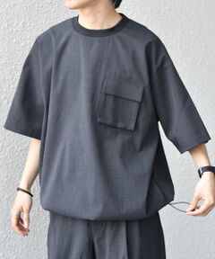 SHIPS / シップス Tシャツ | SHIPS any:〈通気性/遮熱/吸水速乾〉CALCULO(R) サマー トロピカル スピンドル ポケット シャツ(セットアップ対応)26SS◆