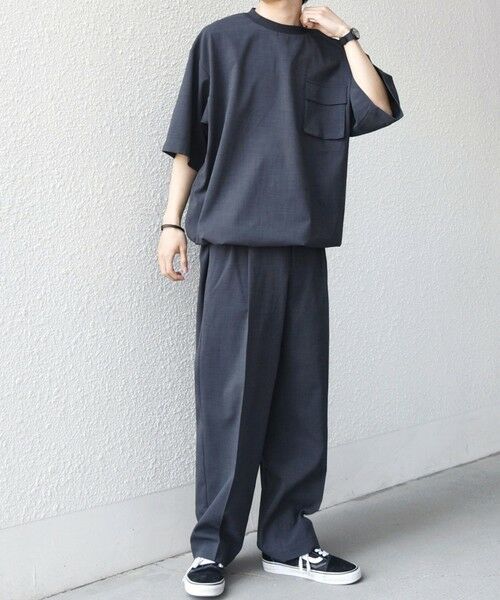 SHIPS / シップス Tシャツ | SHIPS any:〈通気性/遮熱/吸水速乾〉CALCULO(R) サマー トロピカル スピンドル ポケット シャツ(セットアップ対応)26SS◆ | 詳細2