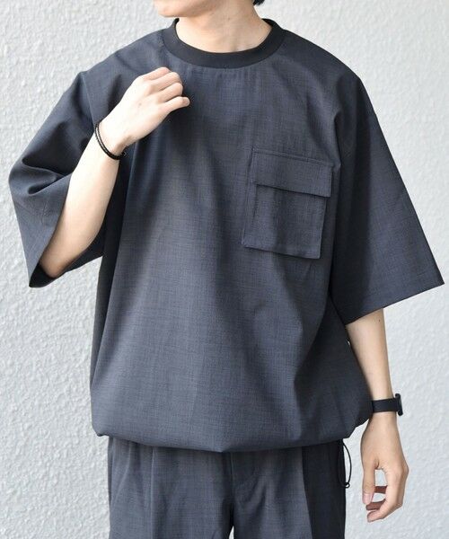 SHIPS / シップス Tシャツ | SHIPS any:〈通気性/遮熱/吸水速乾〉CALCULO(R) サマー トロピカル スピンドル ポケット シャツ(セットアップ対応)26SS◆ | 詳細3