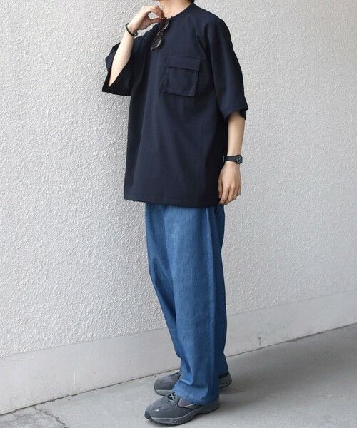 SHIPS / シップス Tシャツ | SHIPS any:〈通気性/遮熱/吸水速乾〉CALCULO(R) サマー トロピカル スピンドル ポケット シャツ(セットアップ対応)26SS◆ | 詳細14