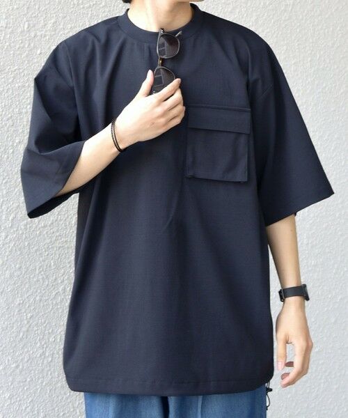 SHIPS / シップス Tシャツ | SHIPS any:〈通気性/遮熱/吸水速乾〉CALCULO(R) サマー トロピカル スピンドル ポケット シャツ(セットアップ対応)26SS◆ | 詳細15