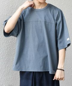 SHIPS / シップス Tシャツ | 【SHIPS any別注】RUSSELL ATHLETIC:〈吸水速乾/抗菌防臭〉Dri-Power(R) フットボール Tシャツ◆