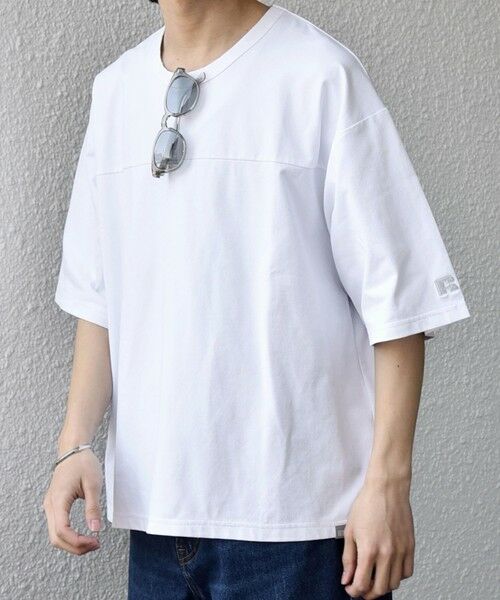 SHIPS / シップス Tシャツ | 【SHIPS any別注】RUSSELL ATHLETIC:〈吸水速乾/抗菌防臭〉Dri-Power(R) フットボール Tシャツ◆ | 詳細4