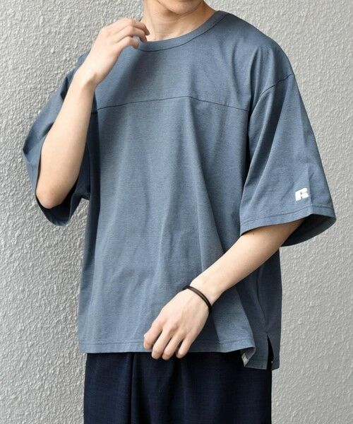 SHIPS / シップス Tシャツ | 【SHIPS any別注】RUSSELL ATHLETIC:〈吸水速乾/抗菌防臭〉Dri-Power(R) フットボール Tシャツ◆ | 詳細29