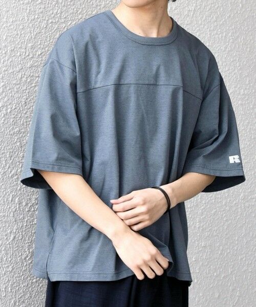 SHIPS / シップス Tシャツ | 【SHIPS any別注】RUSSELL ATHLETIC:〈吸水速乾/抗菌防臭〉Dri-Power(R) フットボール Tシャツ◆ | 詳細30