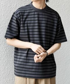 SHIPS / シップス Tシャツ | SHIPS any:〈洗濯機可能〉デザイン リブ ベーシック ボーダー Tシャツ◆