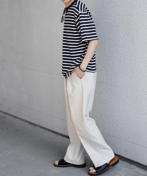 SHIPS / シップス Tシャツ | SHIPS any:〈洗濯機可能〉デザイン リブ ベーシック ボーダー Tシャツ◆ | 詳細21