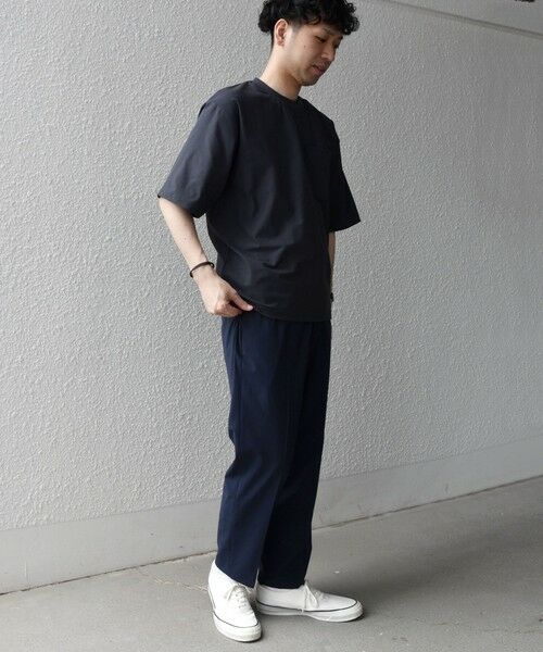 SHIPS / シップス Tシャツ | SHIPS any: SOLOTEX(R) バックピケ リラックス ポケット付き ショートリーブ Tシャツ 26SS◇ | 詳細19