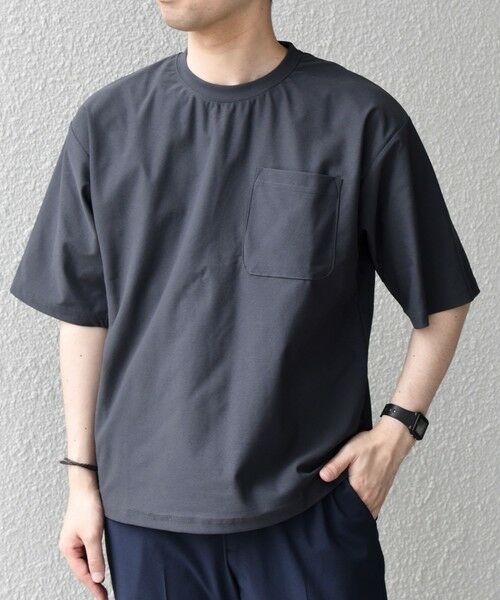 SHIPS / シップス Tシャツ | SHIPS any: SOLOTEX(R) バックピケ リラックス ポケット付き ショートリーブ Tシャツ 26SS◇ | 詳細20