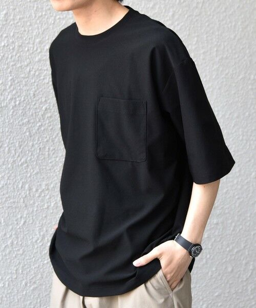 SHIPS / シップス Tシャツ | SHIPS any: SOLOTEX(R) バックピケ  リラックス ポケット Tシャツ 26SS◆ | 詳細24