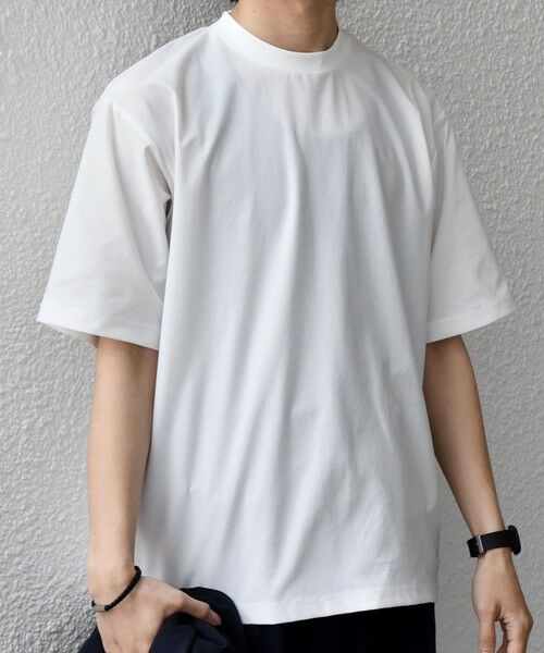 SHIPS / シップス Tシャツ | SHIPS any: SOLOTEX(R) バックピケ スロープネック ジャケット Tシャツ 26SS◆ | 詳細5