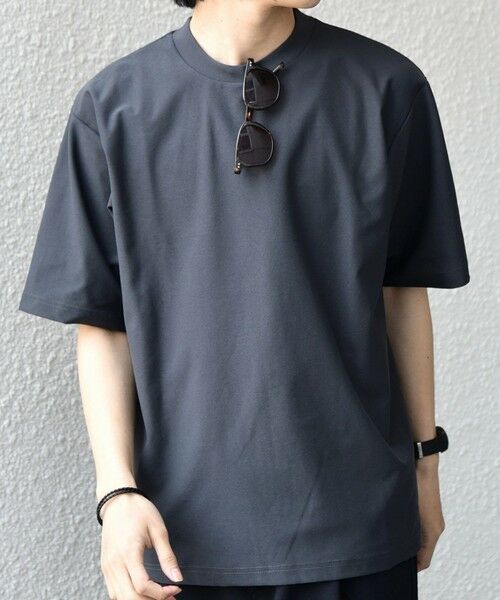 SHIPS / シップス Tシャツ | SHIPS any: SOLOTEX(R) バックピケ スロープネック ジャケット Tシャツ 26SS◆ | 詳細10