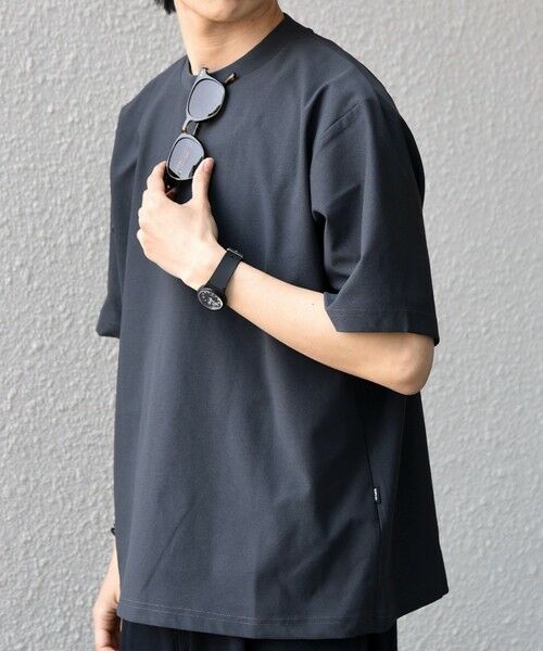 SHIPS / シップス Tシャツ | SHIPS any: SOLOTEX(R) バックピケ スロープネック ジャケット Tシャツ 26SS◆ | 詳細11