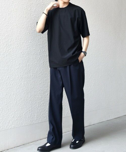 SHIPS / シップス Tシャツ | SHIPS any: SOLOTEX(R) バックピケ スロープネック ジャケット Tシャツ 26SS◆ | 詳細21