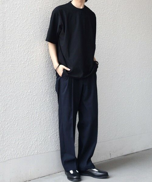 SHIPS / シップス Tシャツ | SHIPS any: SOLOTEX(R) バックピケ スロープネック ジャケット Tシャツ 26SS◆ | 詳細22