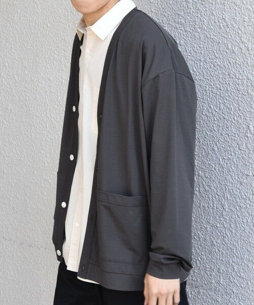 SHIPS / シップス カーディガン・ボレロ | SHIPS any:〈遮熱〉SOLAMENT(R) リラックス ポケット Vネック カーディガン◆ | 詳細4