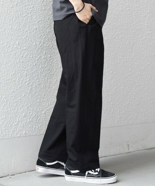 SHIPS / シップス その他パンツ | SHIPS any:〈接触冷感/ストレッチ〉360° THE CIRCLE STRETCH リネン ミックス センタークリース イージーパンツ(セットアップ対応)◆ | 詳細5