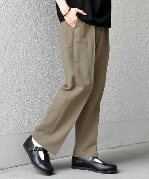 SHIPS / シップス その他パンツ | SHIPS any:〈接触冷感/ストレッチ〉360° THE CIRCLE STRETCH リネン ミックス センタークリース イージーパンツ(セットアップ対応)◆ | 詳細11