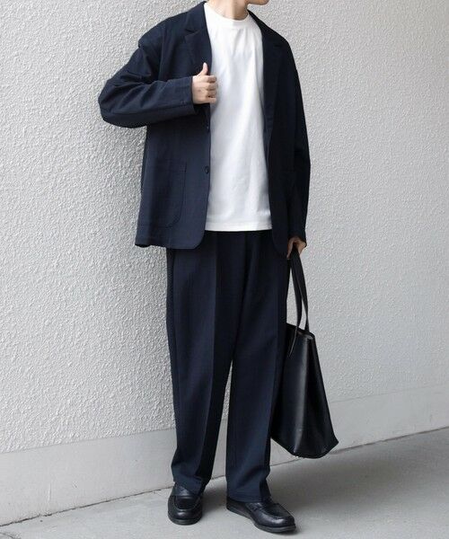 SHIPS / シップス その他パンツ | SHIPS any:〈接触冷感/ストレッチ〉360° THE CIRCLE STRETCH リネン ミックス センタークリース イージーパンツ(セットアップ対応)◆ | 詳細14