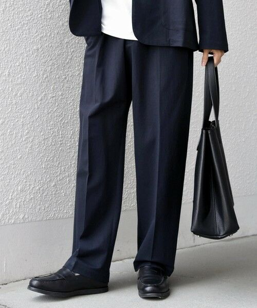 SHIPS / シップス その他パンツ | SHIPS any:〈接触冷感/ストレッチ〉360° THE CIRCLE STRETCH リネン ミックス センタークリース イージーパンツ(セットアップ対応)◆ | 詳細17