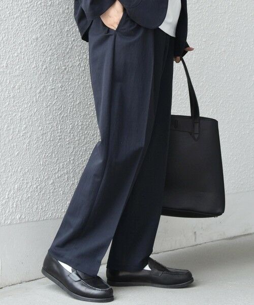 SHIPS / シップス その他パンツ | SHIPS any:〈接触冷感/ストレッチ〉360° THE CIRCLE STRETCH リネン ミックス センタークリース イージーパンツ(セットアップ対応)◆ | 詳細18