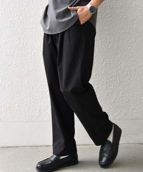 SHIPS / シップス その他パンツ | SHIPS any:〈撥水/軽量/ストレッチ〉SOLOTEX(R) シアサッカー セミワイド イージーパンツ(セットアップ対応)26SS◆ | 詳細9