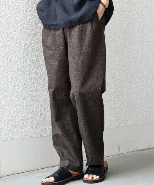 SHIPS / シップス その他パンツ | SHIPS any:〈撥水/軽量/ストレッチ〉SOLOTEX(R) シアサッカー セミワイド イージーパンツ(セットアップ対応)26SS◆（キャメル）