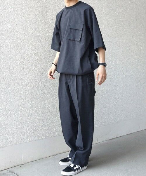 SHIPS / シップス その他パンツ | SHIPS any:〈通気性/遮熱/吸水速乾〉CALCULO(R) サマー トロピカル 2タック イージー パンツ(セットアップ対応)26SS◆ | 詳細1