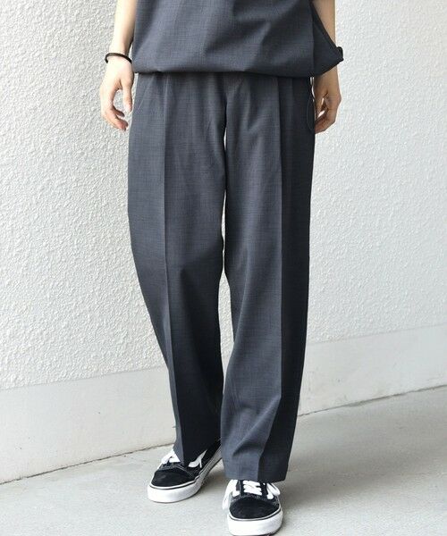 SHIPS / シップス その他パンツ | SHIPS any:〈通気性/遮熱/吸水速乾〉CALCULO(R) サマー トロピカル 2タック イージー パンツ(セットアップ対応)26SS◆ | 詳細3