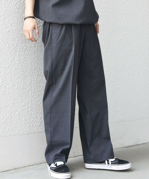 SHIPS / シップス その他パンツ | SHIPS any:〈通気性/遮熱/吸水速乾〉CALCULO(R) サマー トロピカル 2タック イージー パンツ(セットアップ対応)26SS◆ | 詳細5