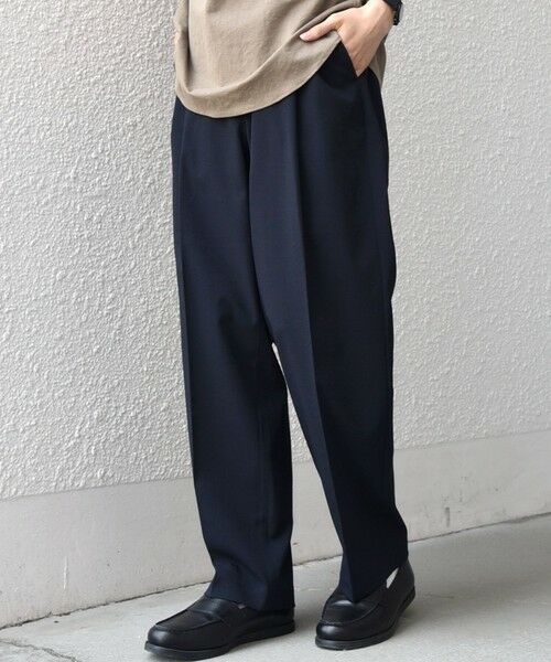 SHIPS / シップス その他パンツ | SHIPS any:〈通気性/遮熱/吸水速乾〉CALCULO(R) サマー トロピカル 2タック イージー パンツ(セットアップ対応)26SS◆ | 詳細26