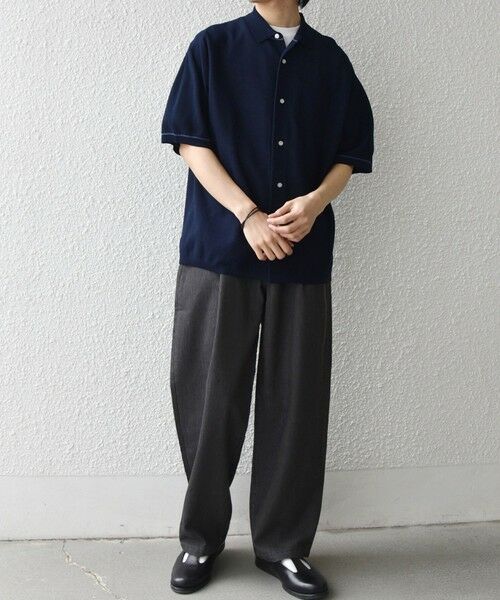 SHIPS / シップス その他パンツ | SHIPS any: ライト メッシュ デニム 1タック リラックス パンツ (セットアップ対応)◆ | 詳細1