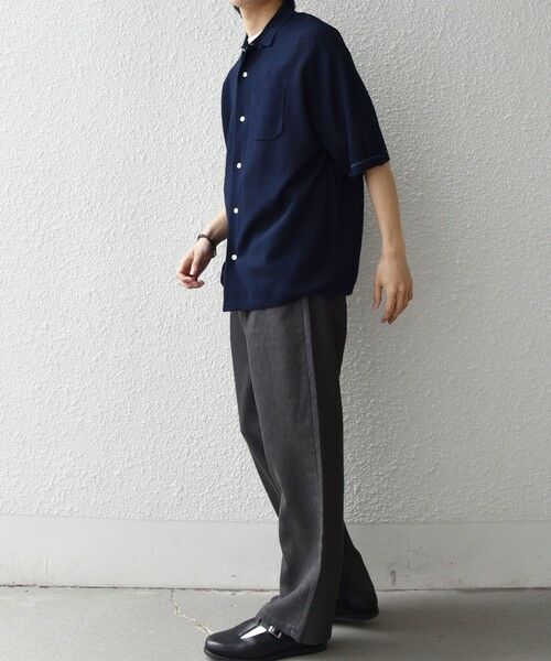 SHIPS / シップス その他パンツ | SHIPS any: ライト メッシュ デニム 1タック リラックス パンツ (セットアップ対応)◆ | 詳細2