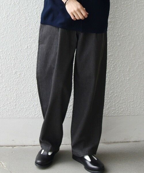 SHIPS / シップス その他パンツ | SHIPS any: ライト メッシュ デニム 1タック リラックス パンツ (セットアップ対応)◆ | 詳細3