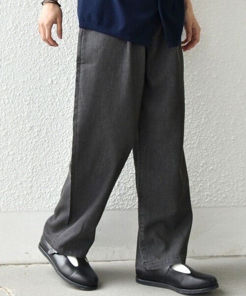 SHIPS / シップス その他パンツ | SHIPS any: ライト メッシュ デニム 1タック リラックス パンツ (セットアップ対応)◆ | 詳細6